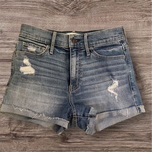 Abercrombie & Fitch Blue Jean Shorts size 4 27